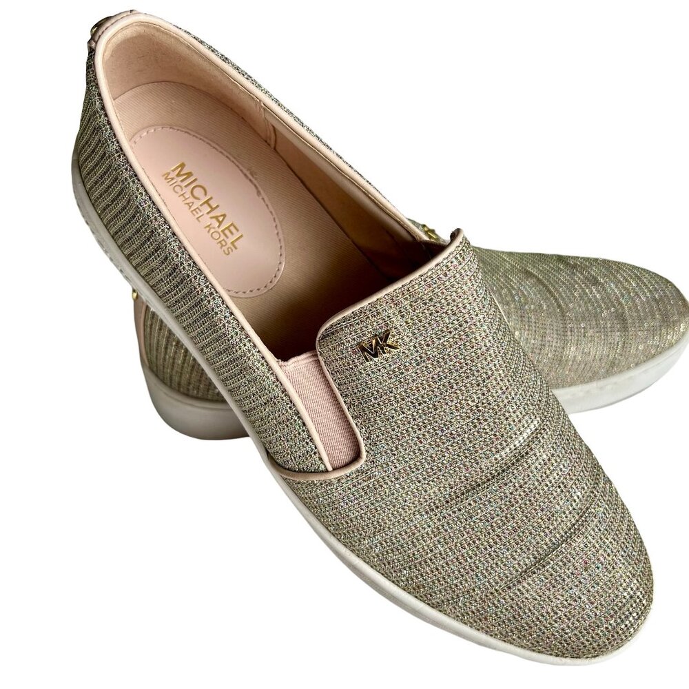 Wome's Pink Slip on Shoes Michael Kors size 9